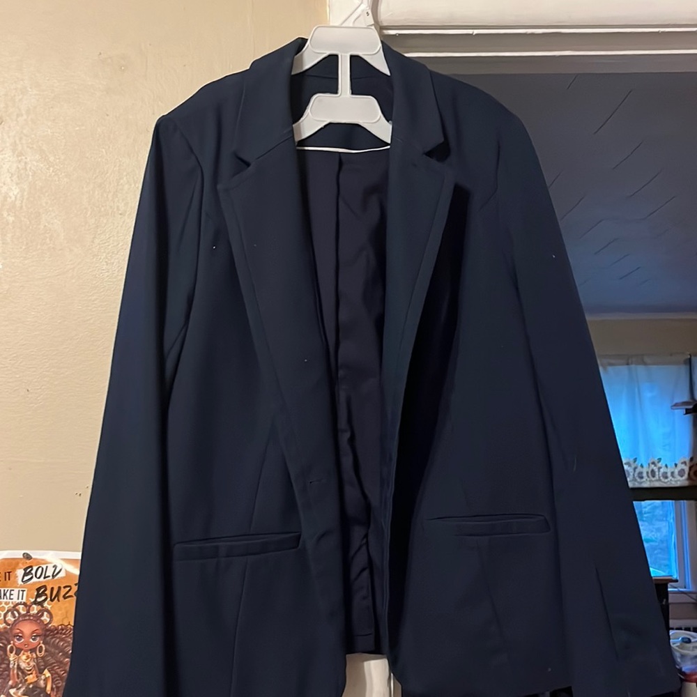 Navy blue blazer